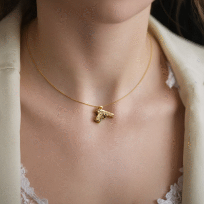 14k Point Blank Necklace